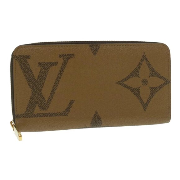 LOUIS VUITTON Monogram Giant Reverse Zippy Long Wallet M69353 LV Auth 38075A - Picture 1 of 16